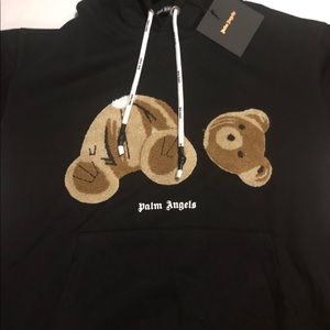 BLACK PALM ANGELS TEDDY HEAR PAYCH HOODIE 🐻